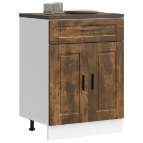 Mueble bajo de cocina porto roble ahumado madera
